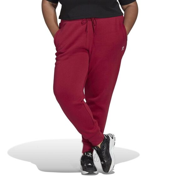Adidas Joggers Womens Plus Size 4X Adicolor Essentials Fleece Slim Burgundy‎ NWT - Picture 1 of 7